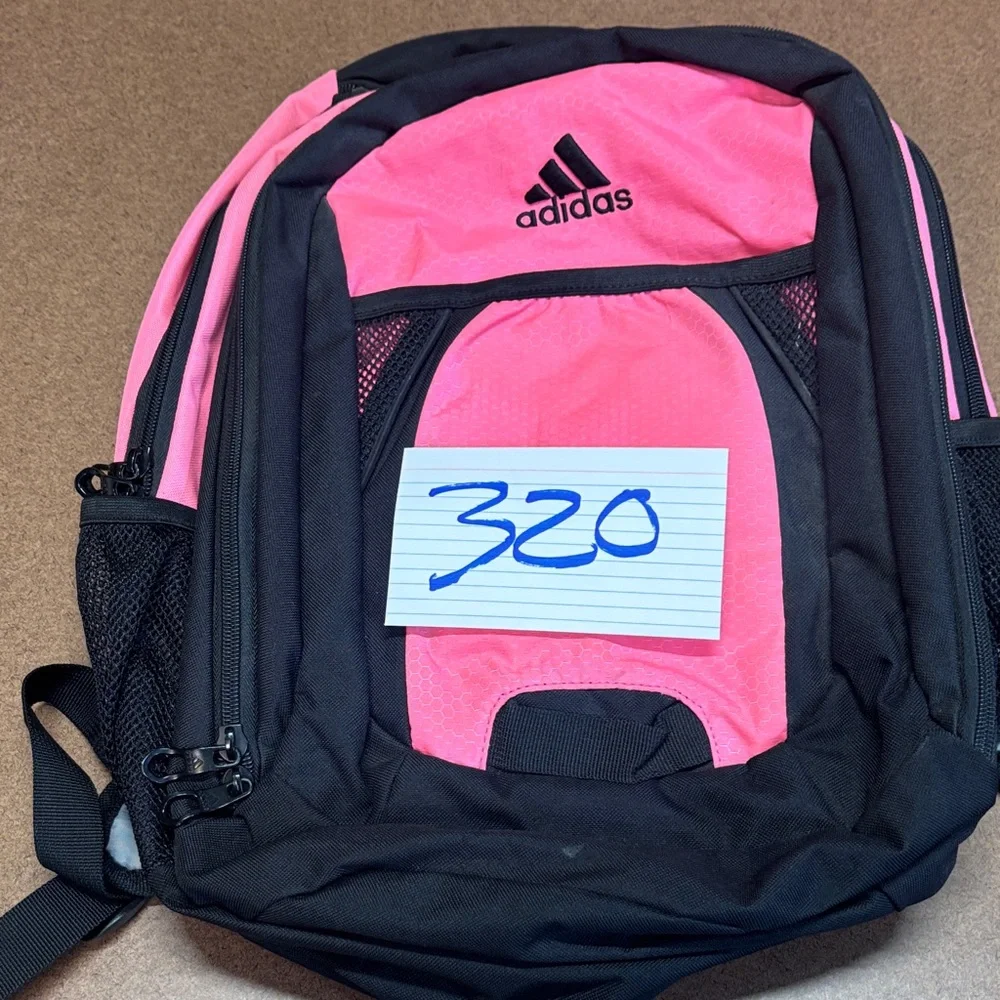 Adidas Pink and Black Backpack - Picture 9 of 9